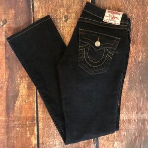 True Religion Dark Wash Billy Jeans Size 27